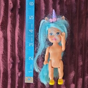 ZURU SPARKLE GIRLS Blue-Haired PRINCESS Unicorn doll